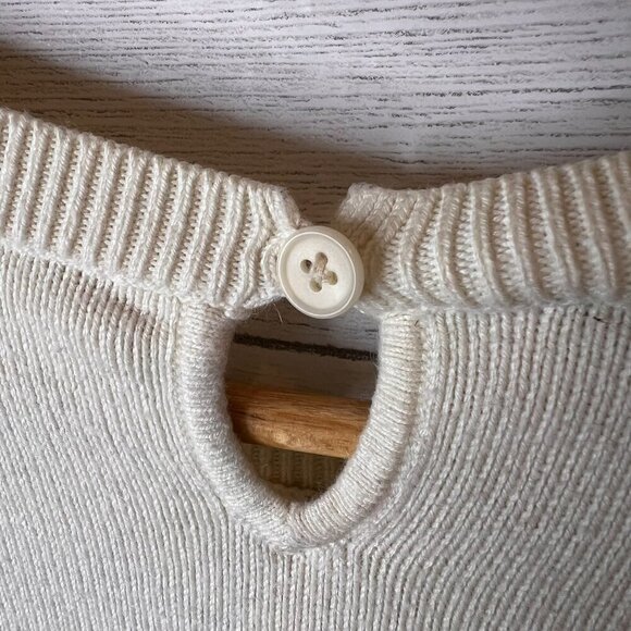 Talbots Sweater Womens Size MP Criss Cross Fair Isle Long Sleeve Cashmere Blend - Picture 11 of 15